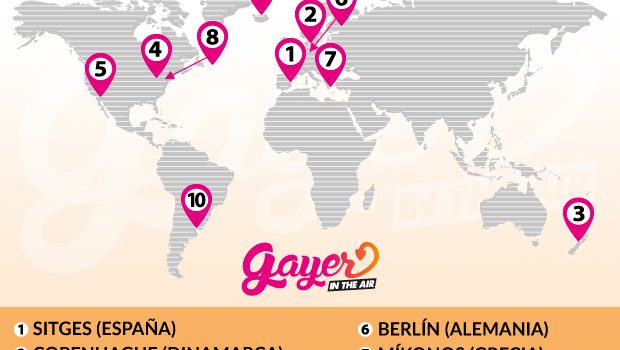 Los 10 destinos gayfriendly del planeta