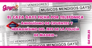 El caza gays del Metro de Madrid ficha por telefónica