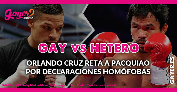 Combate Boxeo Gay Orlando Cruz reta a PACQUIAO