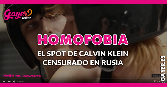Homofobia - Spot de CK censurado en Rusia 1