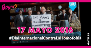 17 mayo 2016 - #DíaInternacionalContraLaHomofobia