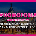 #Homofobia - Madrid: agresión número 79