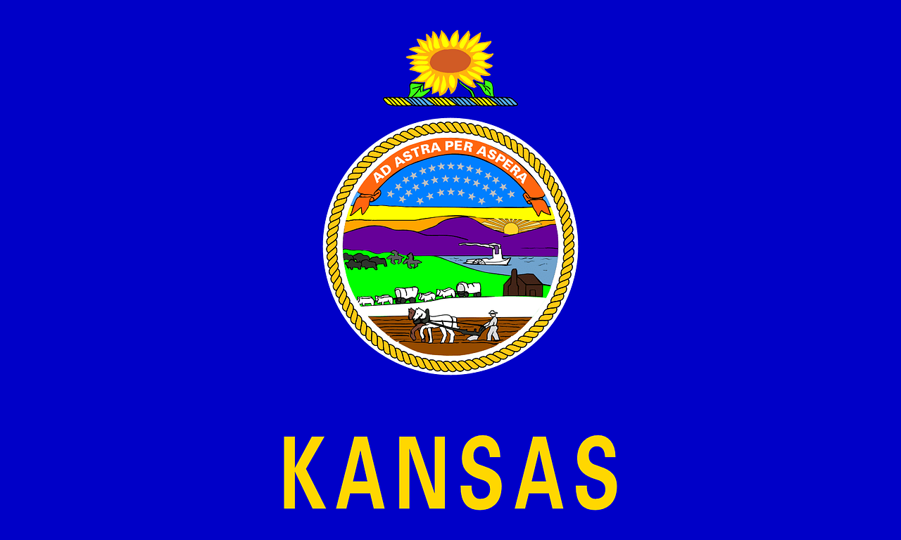 bandera del Estado de Kansas